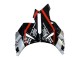 Purchase 2004-2005 Silver Glossy Black Red Stripe Honda CBR1000RR Motorcycle Fairings UK