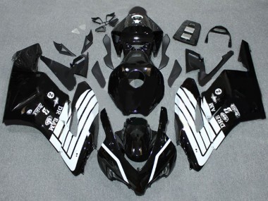 Purchase 2004-2005 Glossy Black White Honda CBR1000RR Motorcycle Fairings UK