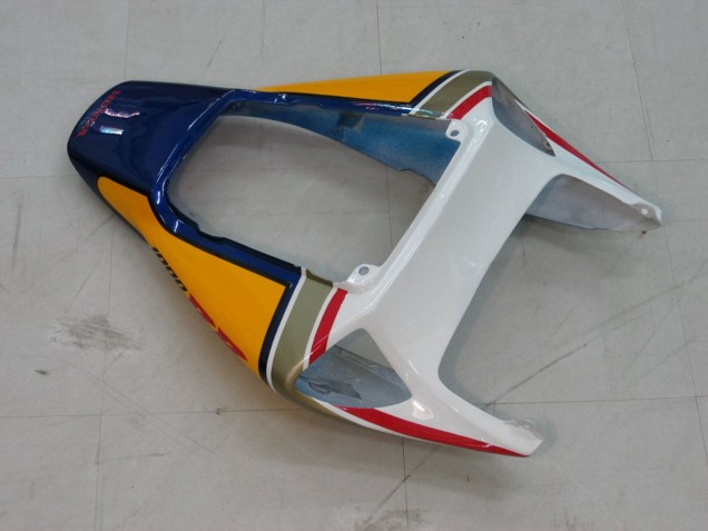 Purchase 2004-2005 White Blue Gold Rothmans Honda CBR1000RR Motorcycle Fairings UK