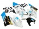 Purchase 2004-2005 White Light Blue Yellow Black Konica Minolta Honda CBR1000RR Motorcycle Fairings UK