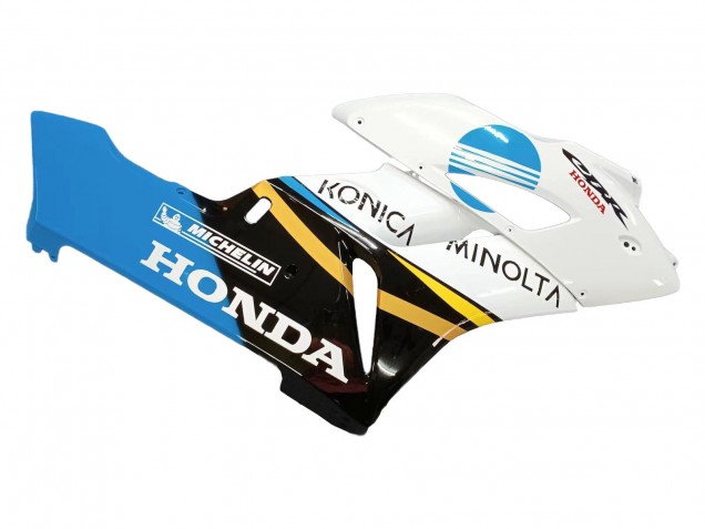 Purchase 2004-2005 White Light Blue Yellow Black Konica Minolta Honda CBR1000RR Motorcycle Fairings UK
