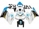 Purchase 2004-2005 White Light Blue Yellow Black Konica Minolta Honda CBR1000RR Motorcycle Fairings UK