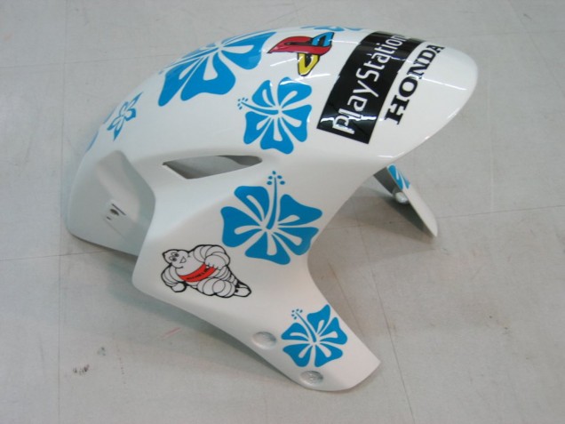 Purchase 2004-2005 White Blue Snow Nastro Azzurro 46 Honda CBR1000RR Motorcycle Fairings UK