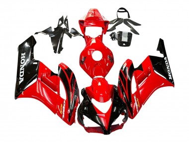 Purchase 2004-2005 Red Glossy Black Racing Honda CBR1000RR Motorcycle Fairings UK