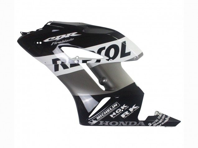 Purchase 2004-2005 Silver White Glossy Black Repsol Honda CBR1000RR Motorcycle Fairing Kits UK