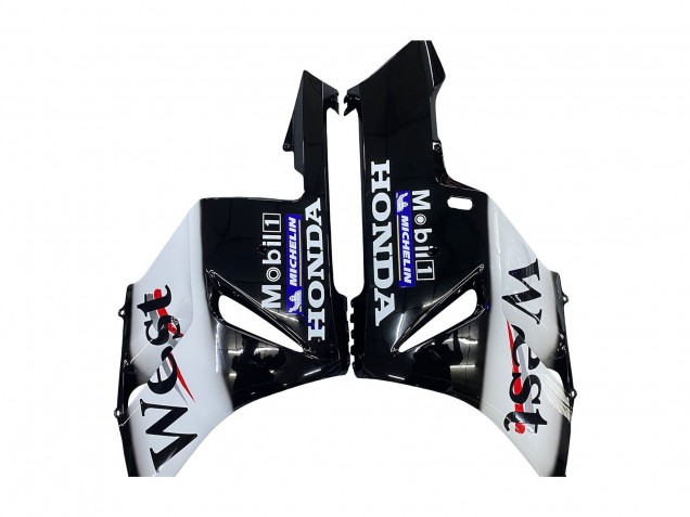 Purchase 2004-2005 Glossy Black White West Honda CBR1000RR Motorcycle Fairings UK