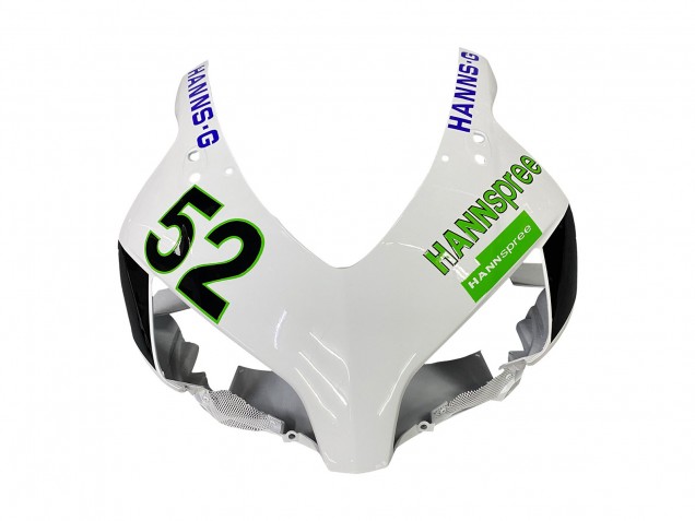 Purchase 2004-2005 White Green Glossy Black Hannspree 52 Honda CBR1000RR Motorcycle Fairings UK
