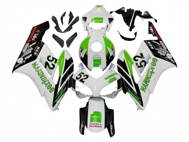 Purchase 2004-2005 White Green Glossy Black Hannspree 52 Honda CBR1000RR Motorcycle Fairings UK