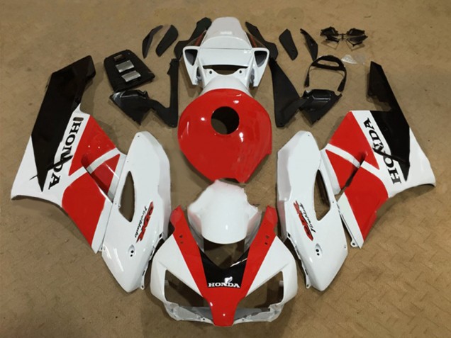 Purchase 2004-2005 White Red Glossy Black Fireblade Honda CBR1000RR Motorcycle Fairings UK
