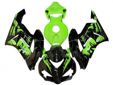 Purchase 2004-2005 Green Glossy Black Honda CBR1000RR Motorcycle Fairings UK