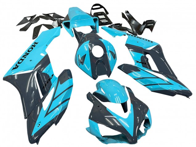 Purchase 2004-2005 Light Blue Glossy Black Honda CBR1000RR Motorcycle Fairings UK