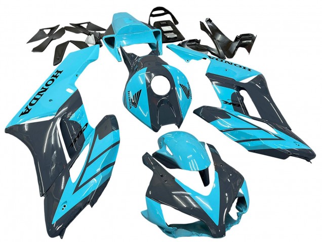 Purchase 2004-2005 Light Blue Glossy Black Honda CBR1000RR Motorcycle Fairings UK