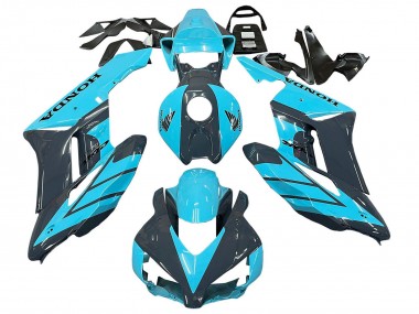 Purchase 2004-2005 Light Blue Glossy Black Honda CBR1000RR Motorcycle Fairings UK