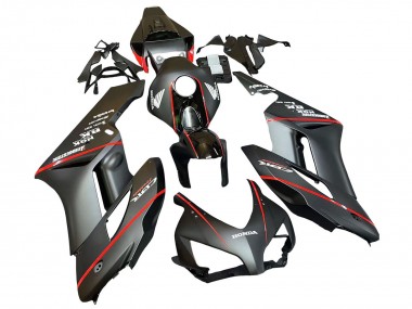 Purchase 2004-2005 Glossy Black Glossy Grey Red Stripe Honda CBR1000RR Motorcycle Fairings UK