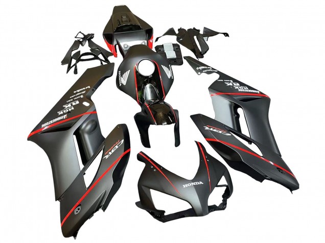Purchase 2004-2005 Glossy Black Glossy Grey Red Stripe Honda CBR1000RR Motorcycle Fairings UK