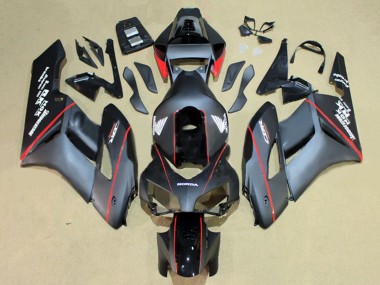 Purchase 2004-2005 Glossy Black Glossy Grey Red Stripe Honda CBR1000RR Motorcycle Fairings UK