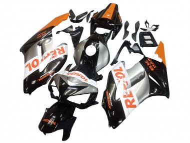 Purchase 2004-2005 Orange Silver Glossy Black Repsol Honda CBR1000RR Motorcycle Fairings UK