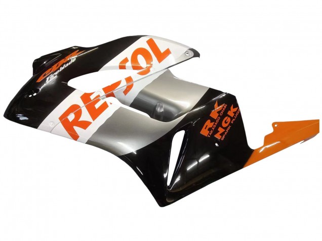 Purchase 2004-2005 Orange Silver Glossy Black Repsol Honda CBR1000RR Motorcycle Fairings UK