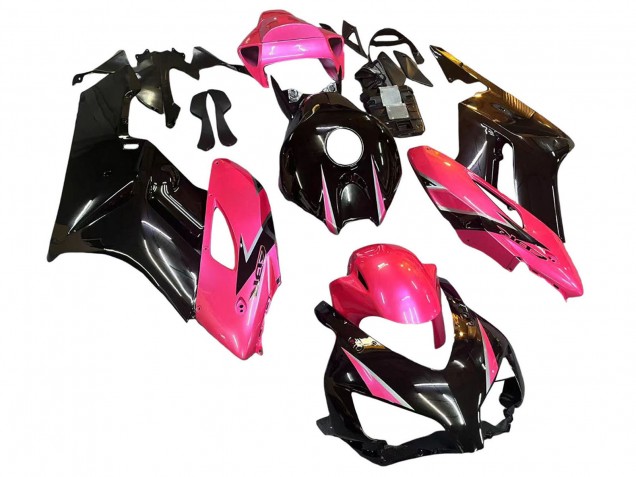 Purchase 2004-2005 Pink Glossy Black Honda CBR1000RR Motorcycle Fairings UK