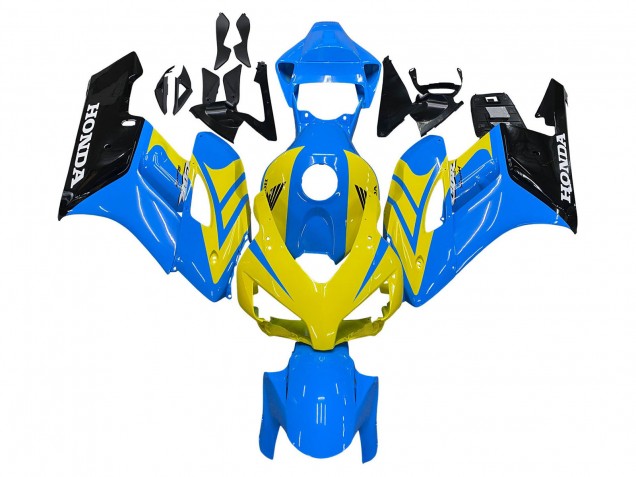 Purchase 2004-2005 Blue Yellow Glossy Black Honda CBR1000RR Motorcycle Fairings UK