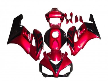 Purchase 2004-2005 Red Glossy Black Stripe Honda CBR1000RR Motorcycle Fairings UK