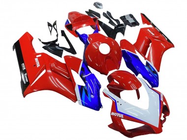 Purchase 2004-2005 Red Blue White Black Motul Honda CBR1000RR Motorcycle Fairings UK