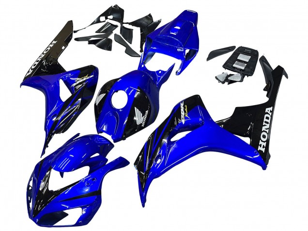 Purchase 2006-2007 Blue Glossy Black Honda CBR1000RR Motorcycle Fairings UK