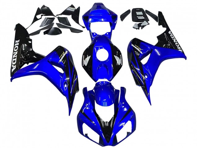 Purchase 2006-2007 Blue Glossy Black Honda CBR1000RR Motorcycle Fairings UK