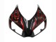 Purchase 2006-2007 Glossy Black Red Flame Honda CBR1000RR Motorcycle Fairing UK