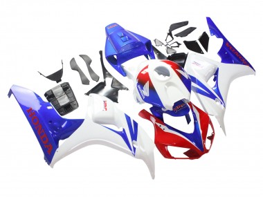 Purchase 2006-2007 White Red Blue HRC Honda CBR1000RR Motorcycle Fairing UK