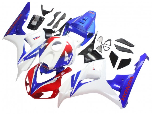 Purchase 2006-2007 White Red Blue HRC Honda CBR1000RR Motorcycle Fairing UK