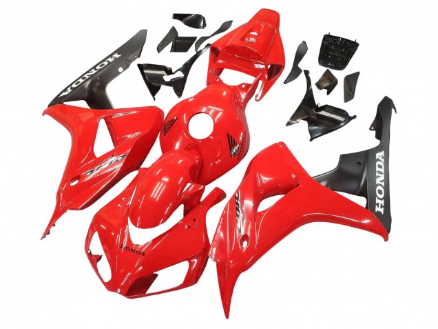 Purchase 2006-2007 Red Matte Black Honda CBR1000RR Motorcycle Fairings UK