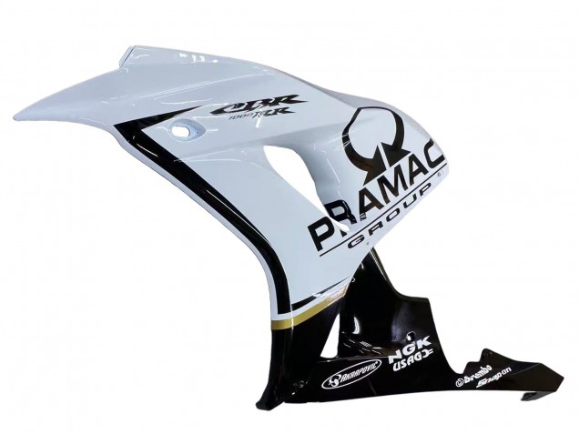 Purchase 2006-2007 White Glossy Black Pramac Honda CBR1000RR Motorcycle Fairings UK