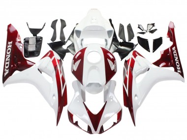Purchase 2006-2007 White Red Honda CBR1000RR Motorcycle Fairings UK