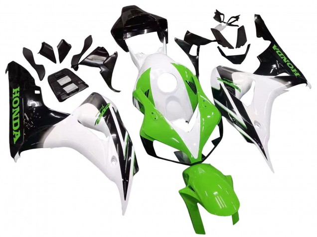 Purchase 2006-2007 White Green Glossy Black Honda CBR1000RR Motorcycle Fairing UK
