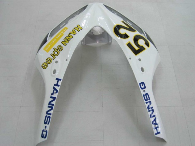 Purchase 2006-2007 White Green Glossy Black Hannspree 52 Honda CBR1000RR Motorcycle Fairings UK