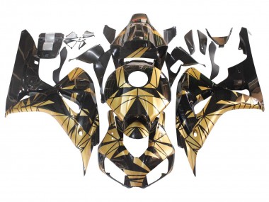 Purchase 2006-2007 Gold Glossy Black Honda CBR1000RR Motorcycle Fairings UK