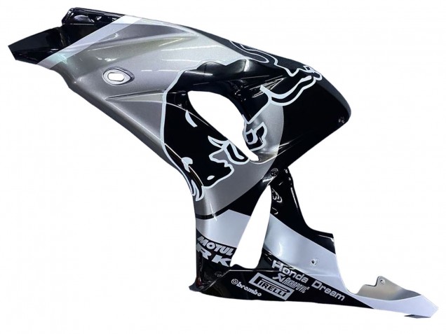 Purchase 2006-2007 Silver Glossy Black Red Bull Honda CBR1000RR Motorcycle Fairings UK