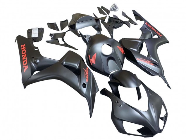 Purchase 2006-2007 Matte Black Red Decals Honda CBR1000RR Motorcycle Fairings UK