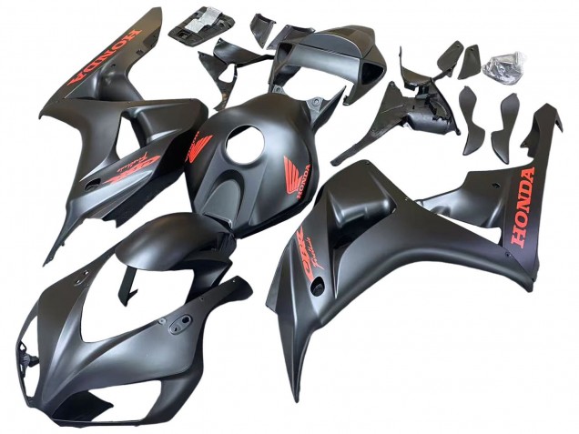 Purchase 2006-2007 Matte Black Red Decals Honda CBR1000RR Motorcycle Fairings UK