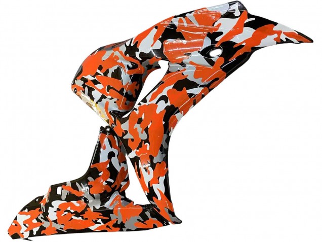 Purchase 2006-2007 Black Orange Silver Camouflage Honda CBR1000RR Motorcycle Fairings UK