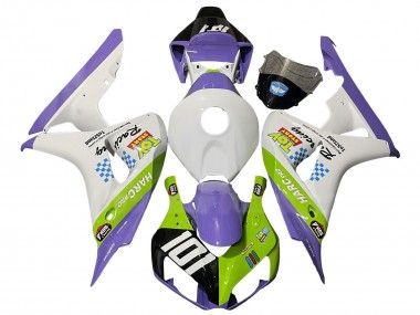 Purchase 2006-2007 White Purple Green Glossy Black Honda CBR1000RR Motorcycle Fairings UK