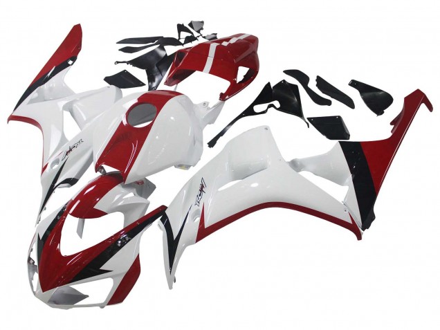 Purchase 2006-2007 White Red Glossy Black Honda CBR1000RR Motorcycle Fairing Kits UK