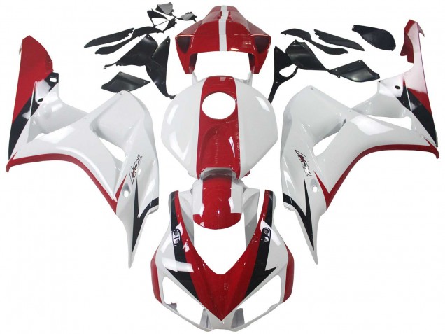 Purchase 2006-2007 White Red Glossy Black Honda CBR1000RR Motorcycle Fairing Kits UK
