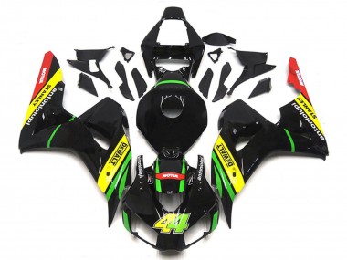 Purchase 2006-2007 Glossy Black Yellow Green Red Motul 44 Honda CBR1000RR Motorcycle Fairings UK