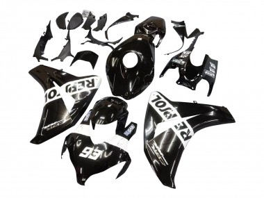 Purchase 2008-2011 Glossy Black White Repsol 93 Honda CBR1000RR Motorcycle Fairings UK