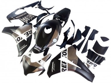 Purchase 2008-2011 Silver Matte Black Repsol Honda CBR1000RR Motorcycle Fairings UK