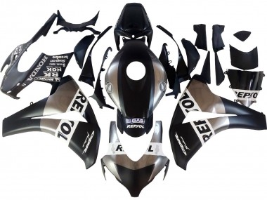 Purchase 2008-2011 Silver Matte Black Repsol Honda CBR1000RR Motorcycle Fairings UK