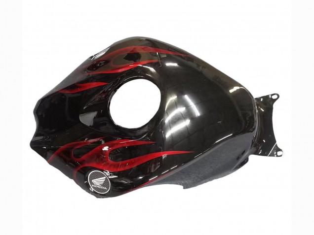 Purchase 2008-2011 Glossy Black Red Flame Honda CBR1000RR Motorcycle Fairing UK