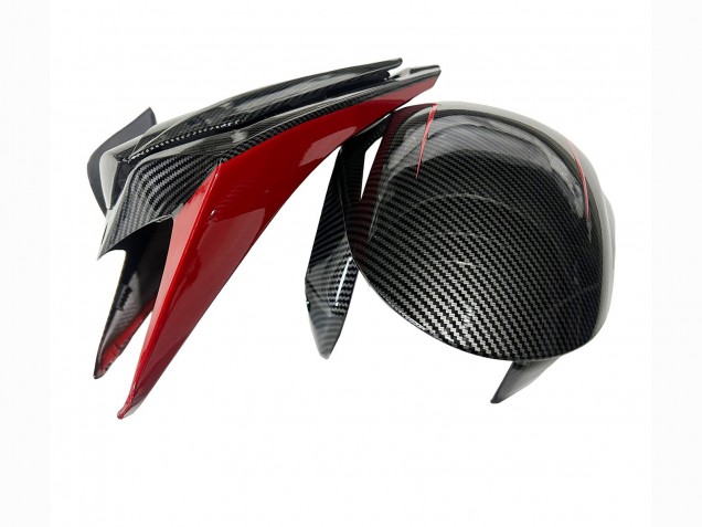 Purchase 2008-2011 Black Carbon Fiber Red Honda CBR1000RR Motorcycle Fairings UK
